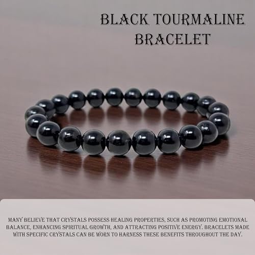 Image of Certified Crystal Bracelet | 8mm Beads | Stretchable Healing Bracelet | Bracelets for Men and Women |