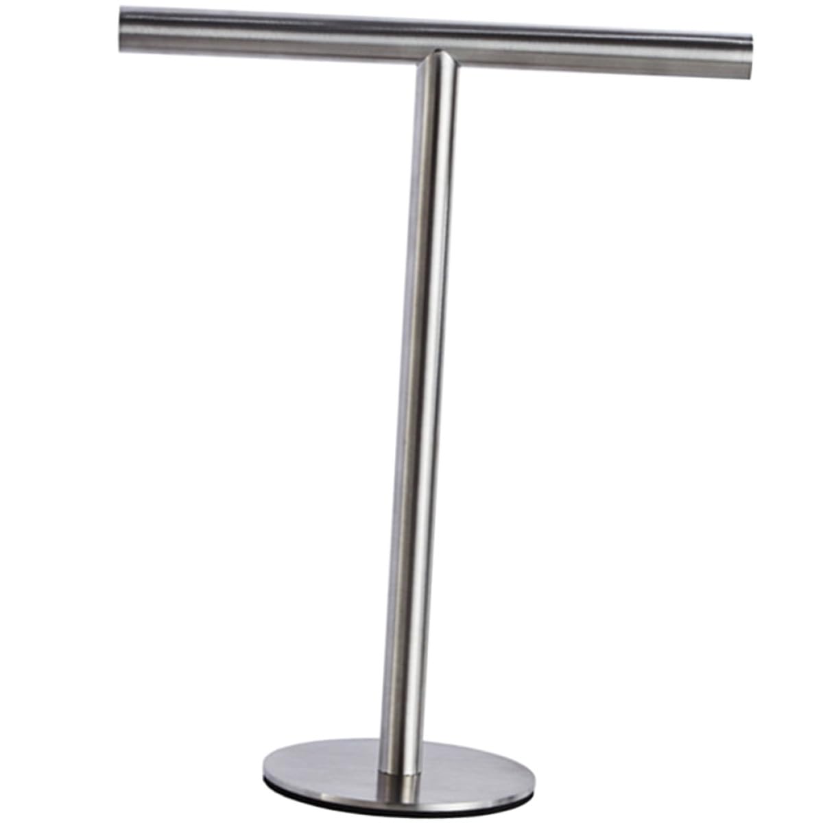 Porte-serviettes sur pied 30 cm en acier inoxydable robuste sans perçage pour cuisine et bain