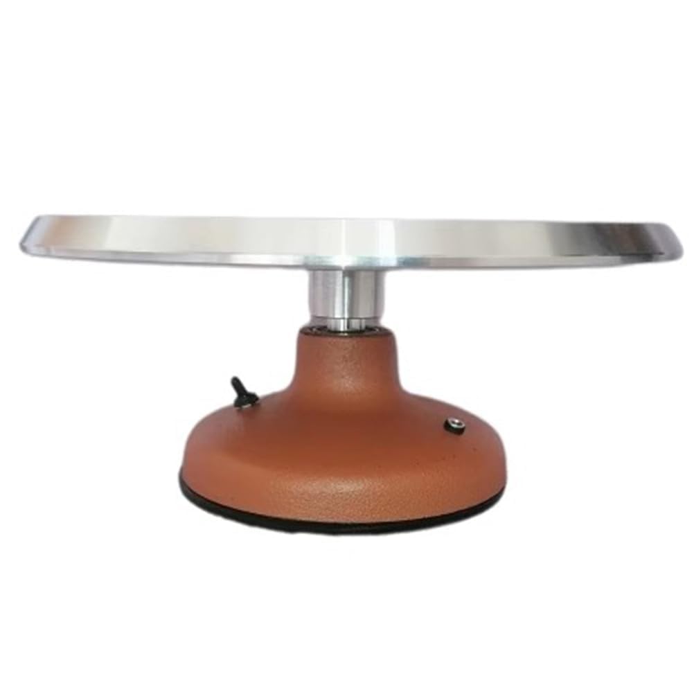 Piatto girevole elettrico per torte, 30,5 cm, motorizzato, con velocità regolabile, per decorare torte, ideale per pasticceria e pasticceria