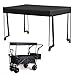 Removable Awning Canopy for Wagon Attachment, Trolley Cart Sun Shade Cover with WaterResistant 600D Oxford Cloth, Folding Wagon Awning for Outdoor Use,