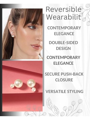Image of Mansiyaorange Chunky Earrings Tops Stud For Women & Girls
