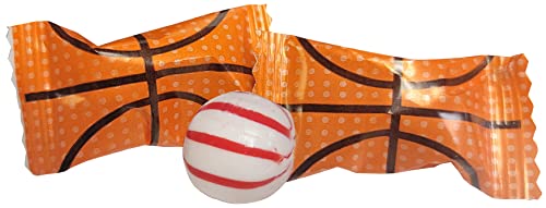 Basketball Peppermints 100 Count Wrapped Candy
