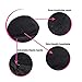 VCK Short Layered Wavy Human Hair Black Cute Natural Curly Wigs for Black Women 1B Color