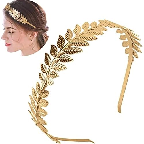 Arco Deusa Grega Tiara Dourada Metalizado Acessório Fantasia Carnaval Festa a Fantasia Casamento Ani