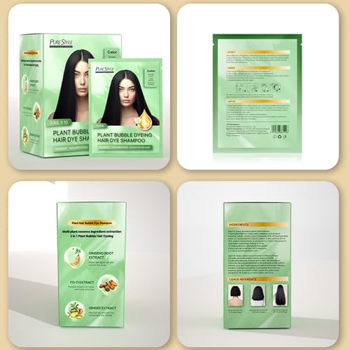 YSNSTYL PureStyle Bálsamo Tinte 3 en 1, Cobertura Canas Castaño 30ml x10 miniatura 6