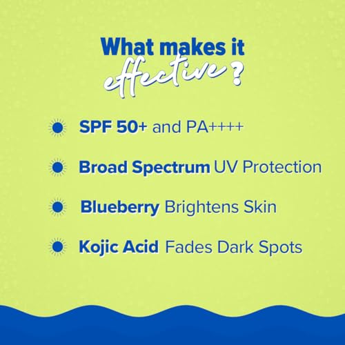 Image of Aqualogica Bright+ Makeup-Set Sunscreen Mist SPF 50+ PA++++ with Blueberry & Kojic Acid | Ultra-Fine Mist for Easy Application over Makeup | Quick Drying | Sets Make-Up | No White Cast | Easy Reapplication | Hydrates & Refreshes | 80 ml