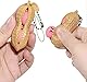 Guoguonb 6 PCS Anti-Stress Entlastende Squeeze Toys Bean Bohne Anhänger Schlüsselanhänger Toys Squeeze Lustige Gadgets Reduziert Angst und Stress für Geschenke