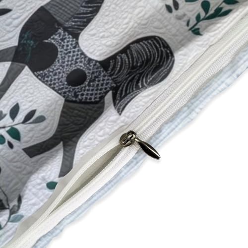 Parure de lit cheval patchwork housse couette microfibre douce enfant - 5