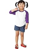Ma Croix Infants Raglan 3/4 Sleeve Shirt Slim Comfort Fit Baseball Jersey Toddler Tee (18 Month,...
