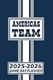 Dallas America's Team Game Day Planner 2025-2026 Monthly Weekly Daily Planner with To-Do List, Notes, Goals, Calendars: Organize Your Time and Plan ... Season! Great Gift for the Ultimate Fan!