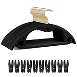 Velvet Hangers,IEOKE Clothes Hangers Non Slip Coat Hangers Ultra Thin Space Saving with Heavy Duty 360 Swivel Hanger Hook - pack of 50