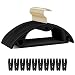 Velvet Hangers,IEOKE Clothes Hangers Non Slip Coat Hangers Ultra Thin Space Saving with Heavy Duty 360 Swivel Hanger Hook - pack of 50