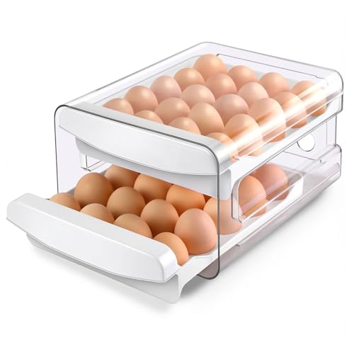 Zagtag® 2-Tier Egg Holder for Refrigerator, 40 Eggs