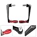 Pissente Handlebar Protector, 7/8inch Universal Aluminum Alloy Motorcycle Handlebar Brake Protector Motorcycle Hand Guard Brake Clutch Lever Guard for Motorcycles Electric Cars Mountain Bikes (Red)