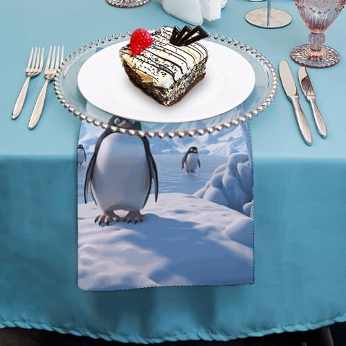 Servilletas de Tela Penguin Antarctica Ice Paquete 6 miniatura 4