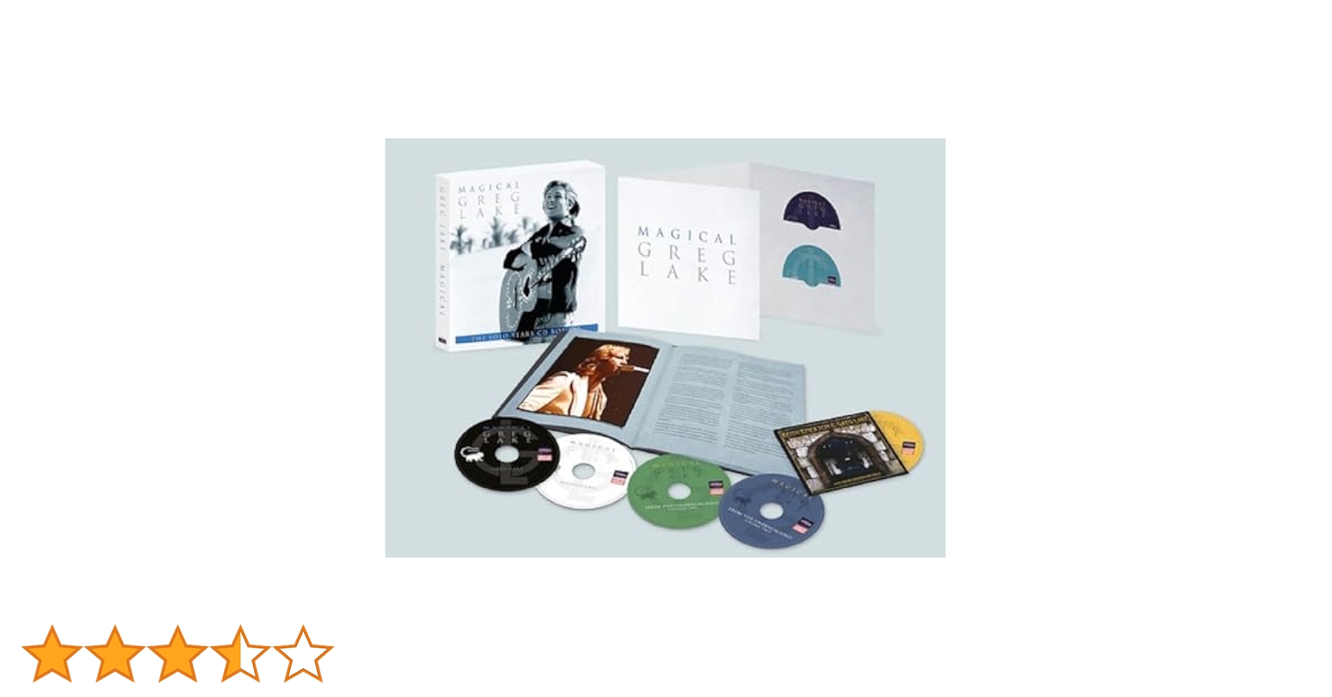 グレッグ・レイク（ELP）「マジカル : ザ・ソロ・イヤーズ・ボックス」7枚組 Greg Lake（グレッグ・レイク）｜ソロ・キャリアを総括した7枚組