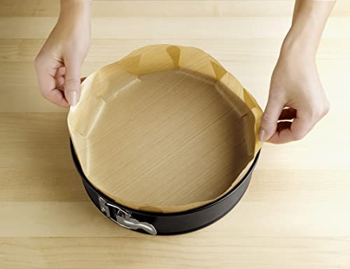 WENKO Film de cuisson anti-adhérent Ronde - réutilisable, Thermoplastique, 41 x 39 cm, Marron