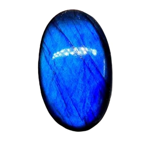 Labradorite naturelle taillée en cabochon 35mm pour éviter les casses