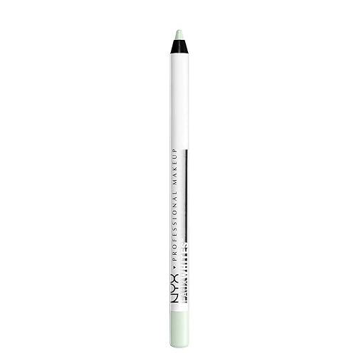 Miniatura 6 de NYX PROFESSIONAL MAKEUP Faux Whites - Lápiz delineador de ojos, color rosa pastel (verde lima)