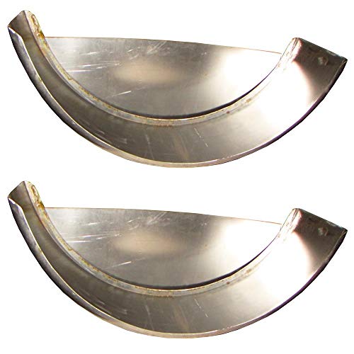 RAParts (Set of Two) Single Axle Cold Rolled Steel Trailer Fenders with Backs F9X for 14