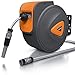 Produktbild BRANDSON - 20m Schlauchtrommel - Gartenschlauch - automatisch einziehbar - Schlauchdurchmesser 13 mm - 180 Grad drehbar - kompatibel mit Gardena Produkten - Durchmesser 37 cm.