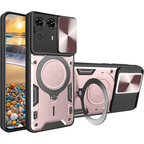 CCSmall �P�[�X Motorola Edge 50 Ultra 5G �X���C�h�J�����J�o�[�t���A�~���^���[�O���[�h�̑ϏՌ��P�[�X ��]�\�ȃr�b�O�����O�L�b�N�X�^���h�t�H���P�[�X Motorola Edge 50 Ultra 5G JS ���[�Y�S�[��