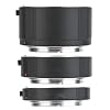 Macro Lens, 13mm 20mm 36mm Metalen Verstelbare Vergroting Past Strak Zwart Autofocus Macro Adapter Lens voor EF Camera