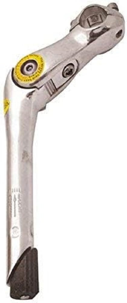 MV-TEK Adjustable Stem Handlebar, Silver, Extension 105 mm; Diameter 25.4 mm