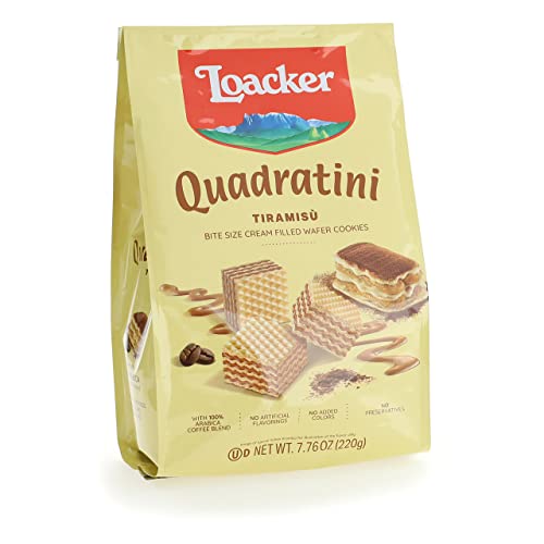 Loacker Wafer Quadratini Tiramisu, 7.76 oz (14310)