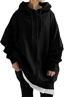 [Ｍｉｎｅｓａｍ] オーバーサイズ パーカー レディース 秋 ジップアップパーカー ロング丈 コート レディース 秋服 冬服 大きいサイズ