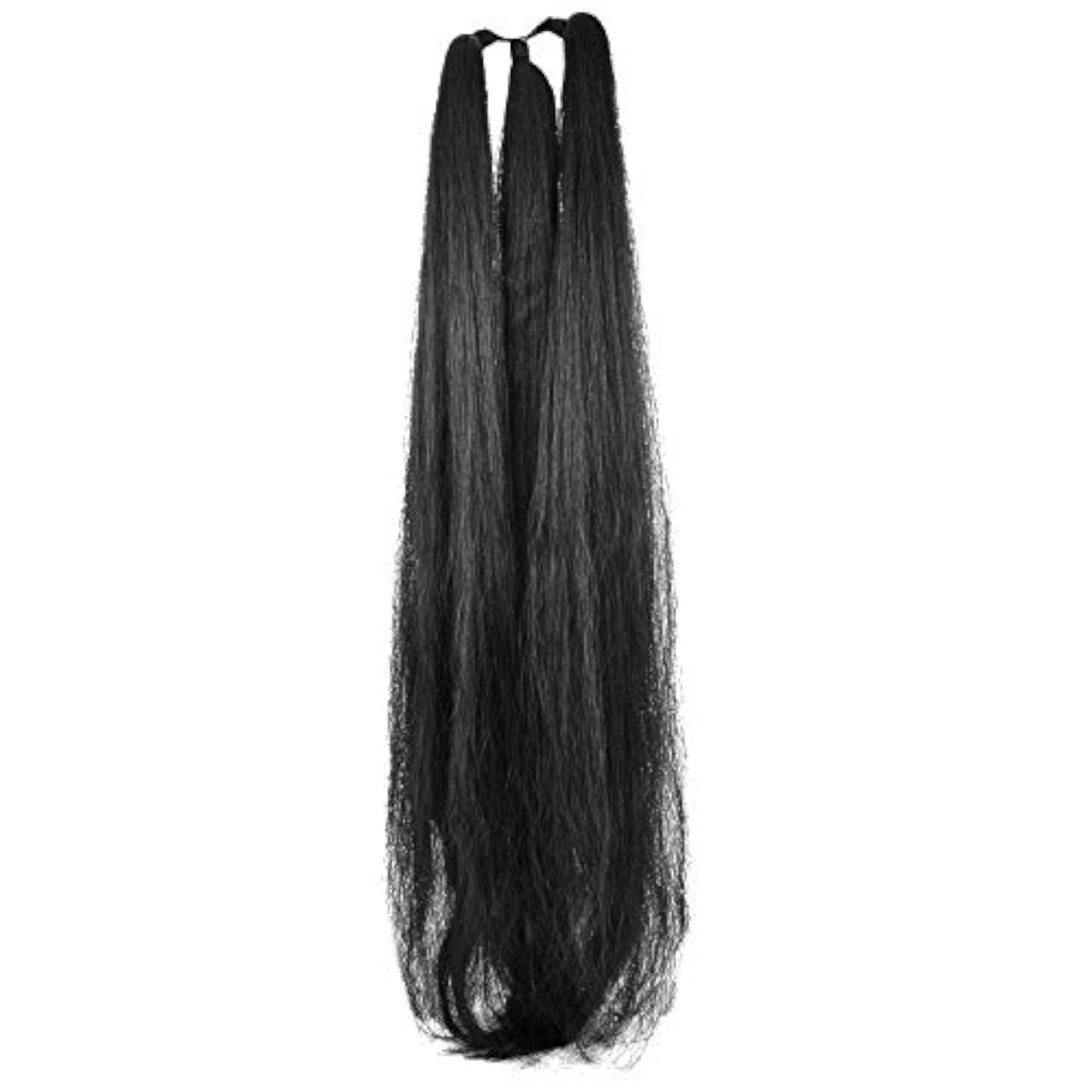20 Inch Black Synthetic Hair Extension Parandi Choti