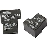 2pcs 832A-1C-S 12VDC 5PIN SPDT Relay