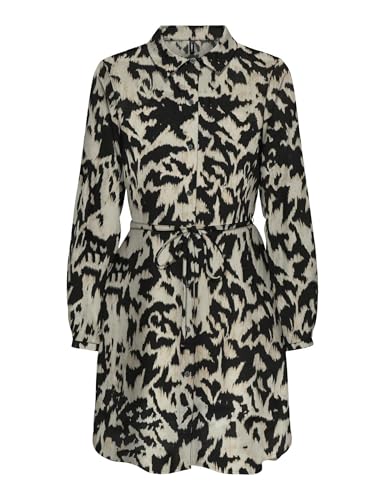 Robe chemise ONLY Onlnova Life Elite robe noire manches longues S