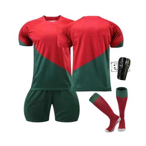 Camisetas de Futbol Niño Personalizada Equipacion Futbol Niño 2024 Camiseta Futbol Hombre No.7 Camisetas Futbol Hombre Conjunto de T-Shirts de Fútbol y Pantalón Corto para Adulto,A3 no Number,S