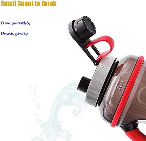 FORWEWAY Large Sports Water Bottle 2.2l Eco-friendly BPA-free Leak-proof Extra-strong Reusable Durable Gym Bottle Water jug with Tracker Big Water Container for Outdoor Fitness Cycling Hiking Camping