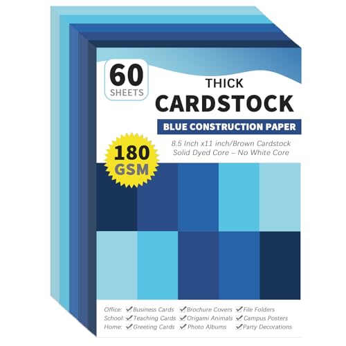 Papier cartonné bleu de qualité supérieure 180g pour impression fine et gaufrage précis