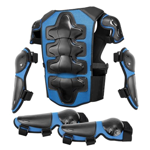 Équipement de Motocross pour de 8 à 14 Ans - Protection de Poitrine pour Adolescent - 5 pièces - Équipement de Dirtbike - Accessoires de Moto - Accessoires de Moto - Accessoires de vélo