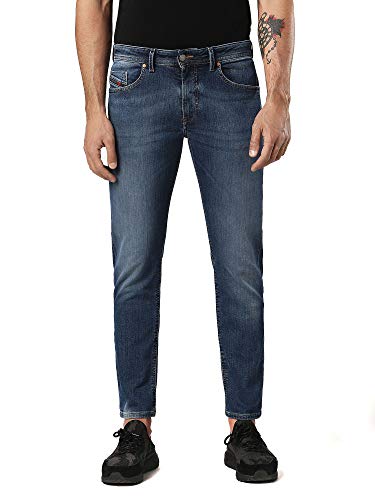 Diesel Thommer 084RU Men's Jeans JoggJeans Regular Slim Skinny (28W, Blue)