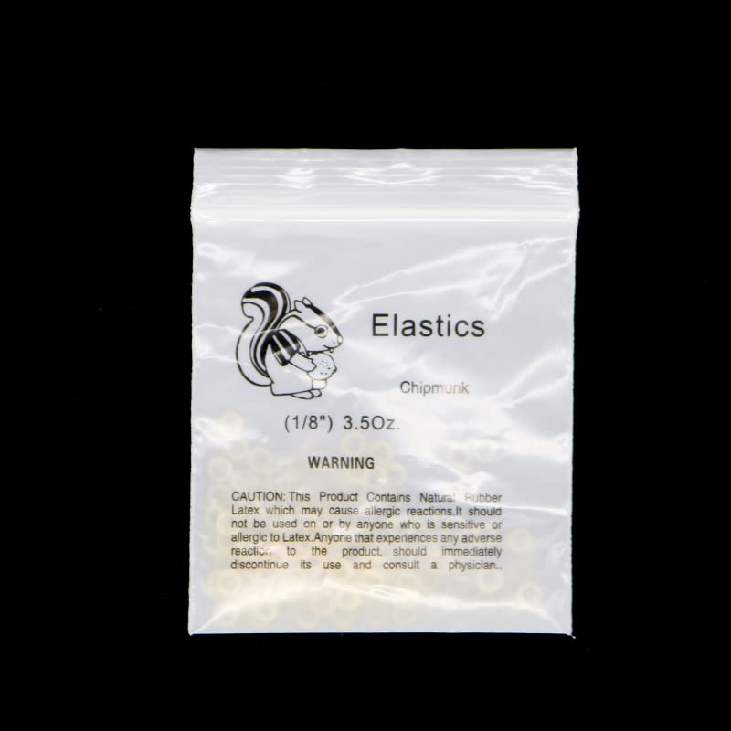 Superdental Ortodoncia - Juntas tóricas elásticas de 3.5 onzas, bandas de tracción de goma dental pesadas para frenos, 10 bolsas (18 pulgadas),