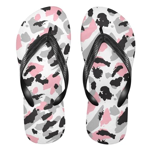 Black Pink Gray Spot Flip Flop Beach Summer Casual Sandal for Women & Men Shower Shoes 20861804
