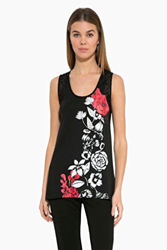 Desigual TS_Annie T-Shirt, Nero (Negro 2000)