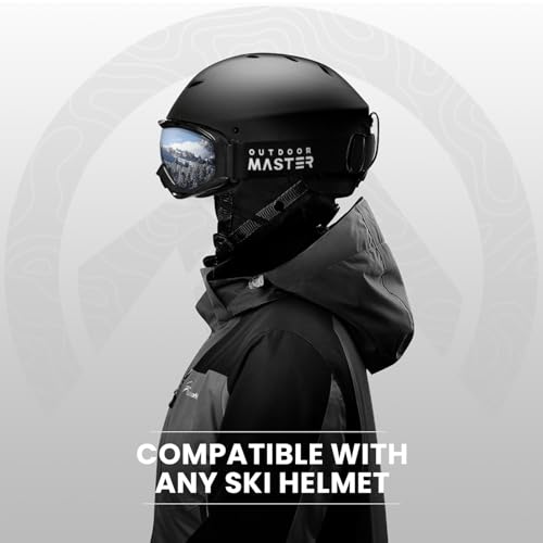 image for OutdoorMaster OTG Ski Goggles - Over Glasses Ski/Snowboard Goggles for