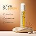 GK HAIR Oil Travel size -Argan oil For Frizz Control Upto 72 hours- Adds Shine and Smooths Split Ends- Paraben, Phthalate and Sulfate Free Daily Hair Care (0.34 oz)