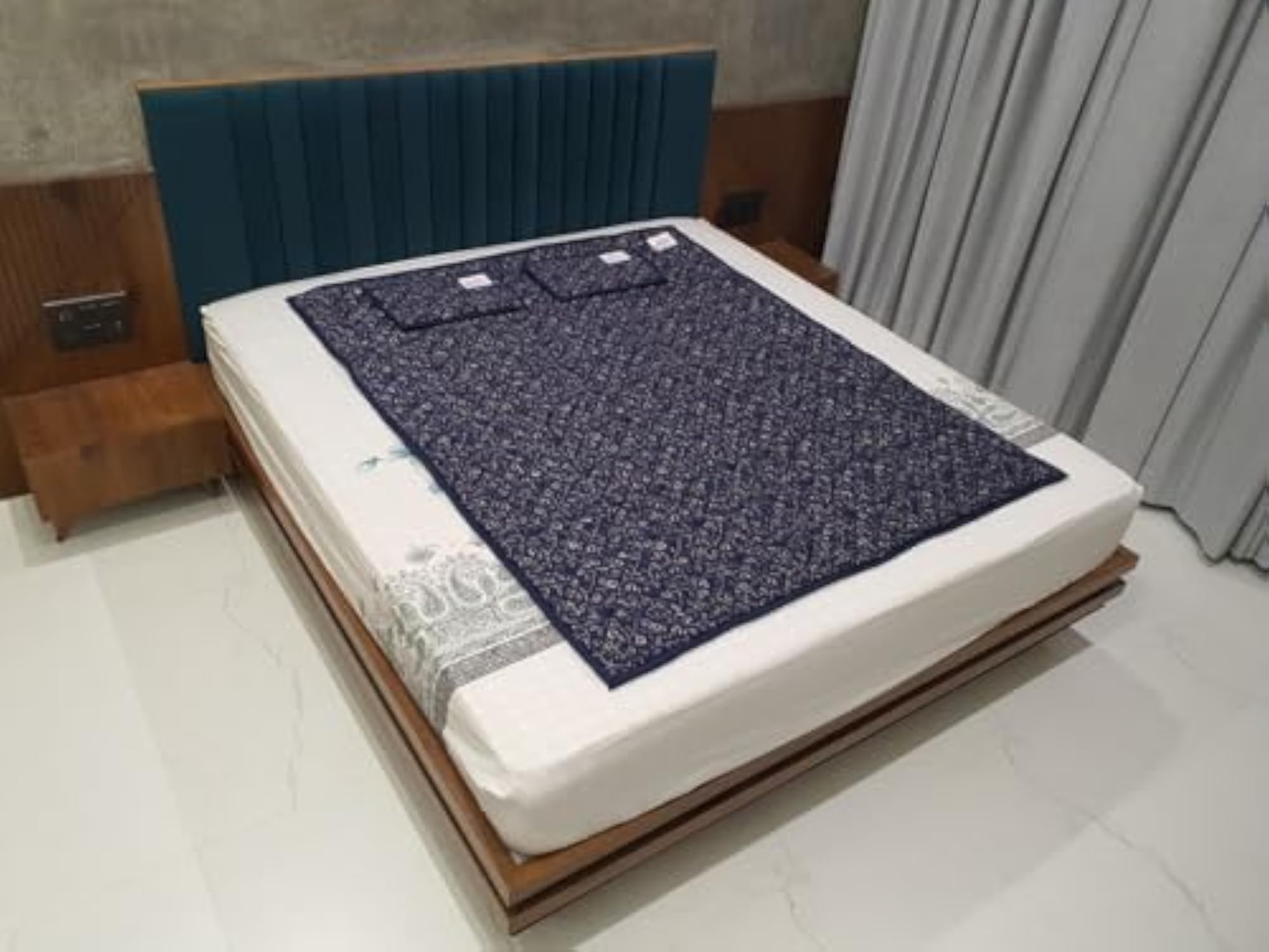 Bio Energy Magnetic Field Cotton Mattress Protector with Pillow
