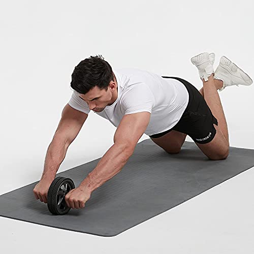 Bluerise Ab Roller Wheel 2 Types Ab Roller No Noise Ab Wheel Easy To Assemble Home Workout Equipment Portable Abs Workout Equipment For Home Workout #TOP7