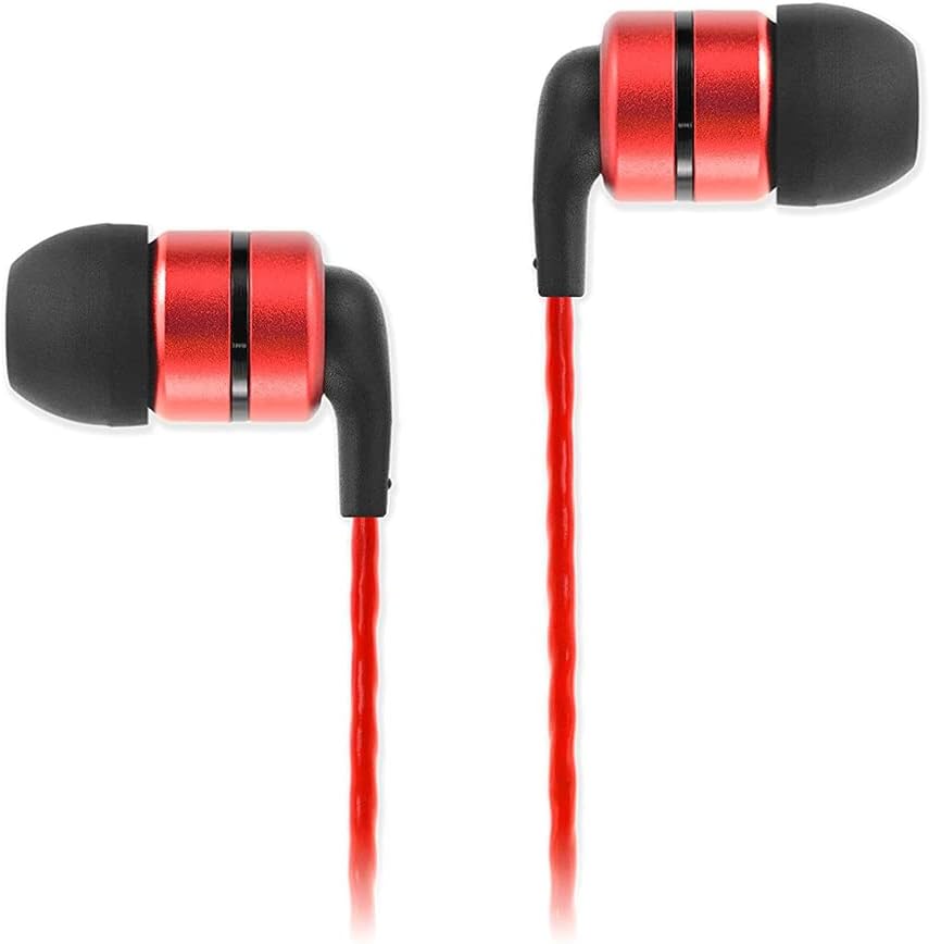 Buy 1 get 1 SoundMAGIC in Ear Headphones Noise Isolating Wired Earbuds Powerful Bass HiFi Stereo Headphones for Running Sport, Workout, Travel, Gym, Comptatible for iPhone and Android (E80, Red) Black Friday - 50% OFF SoundMAGIC in Ear Headphones Noise Isolating Wired Earbuds Powerful Bass HiFi Stereo Headphones for Running Sport, Workout, Travel, Gym, Comptatible for iPhone and Android (E80, Red)