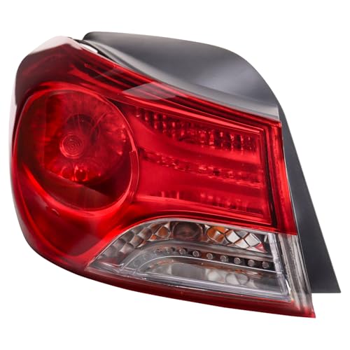 TRQ Left Outer Rear Tail Light Assembly Driver Side HY2804119 Compatible with 2011-2013 Hyundai Elantra by TRQ - Used condition - Image 5