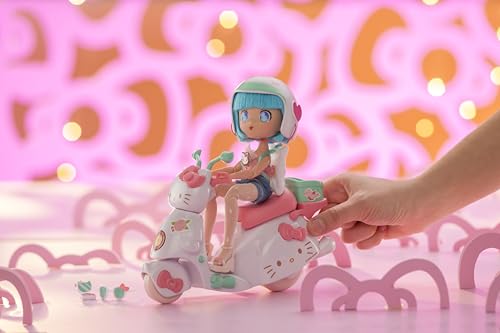 Miniatura 5 de 4sf - Hello Kitty Pretty Pink Scooter, Muñeca Fashion Japonesa Con Moto Y Accesorios, Figura De 19.5 Cm Con 15 Puntos De Articulación, Incluye Casco Y Bolso, Top Con Microshorts, Famosa Hktf3000