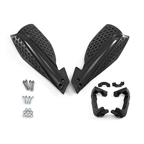 Motorrad Handschutz 22mm Lenker Griffschutz Schild Motorrad Motocross Roller Winddichte Handschutz Schutzausrüstung (schwarz 1)