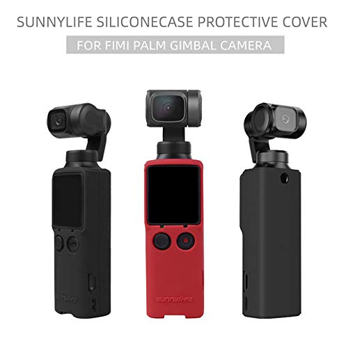Ajcoflt Capa de silicone para FIMI Palm Handheld Gimbal Camera Cover Capa protetora da lente da pele
